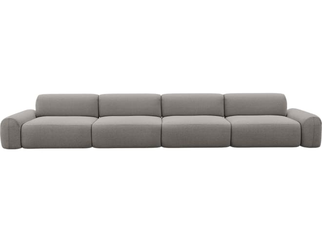 Beckett Boucle Pumice Modular Sofa - 4 Seater color Boucle Pumice