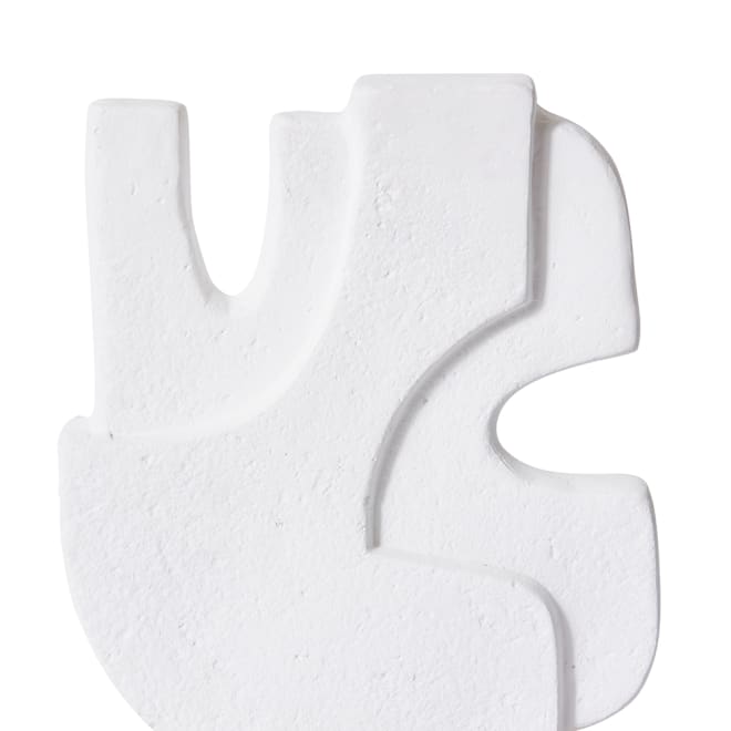 Muzaffar Sculpture White/Natural - 24 x 10 x 34cm color White/Natural