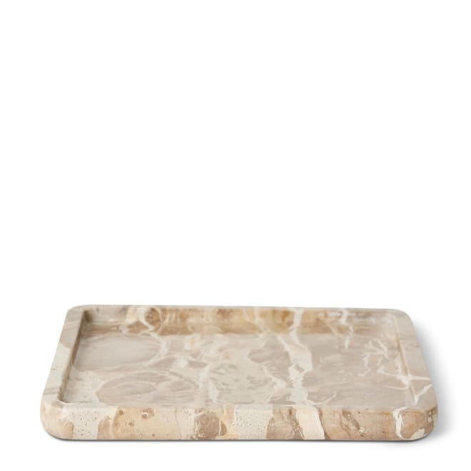 Friedrich Capri Beige Marble Decor Tray Stone - 20 x 20 x 2cm color Stone
