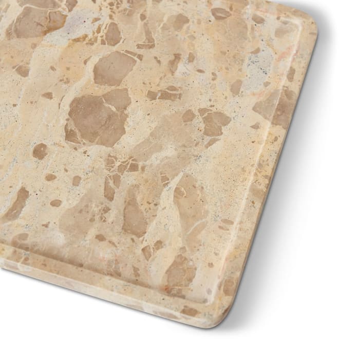Friedrich Capri Beige Marble Decor Tray Stone - 50 x 25 x 2cm color Stone