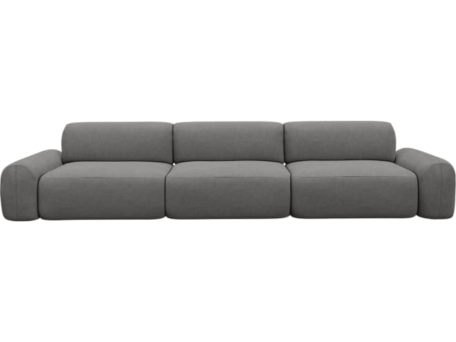 Beckett California Slate Modular Sofa - 3 Seater color California Slate