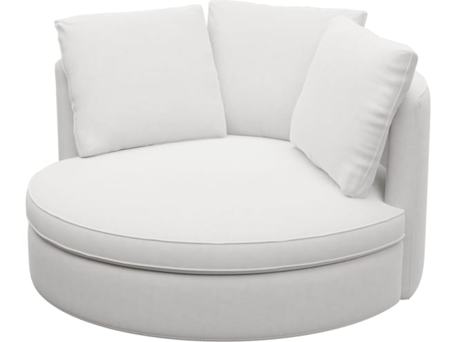 Adore Muse Frost Swivel Chair color Muse Frost