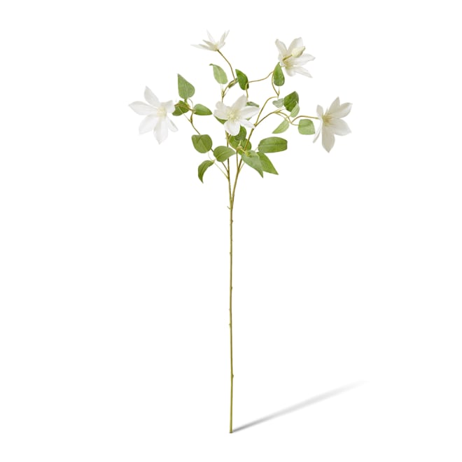Clematis Flower Spray - 42 x 20 x 86cm color White