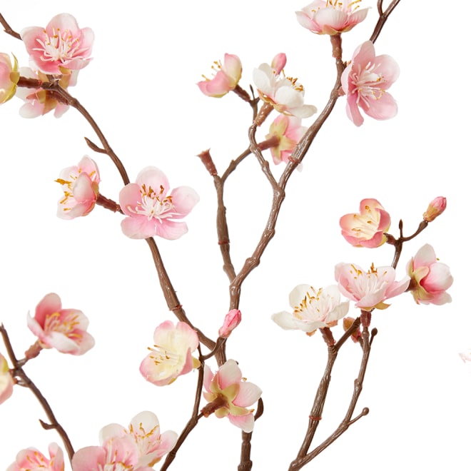 Blossom Plum Spray - 28 x 14 x 89cm color Pink