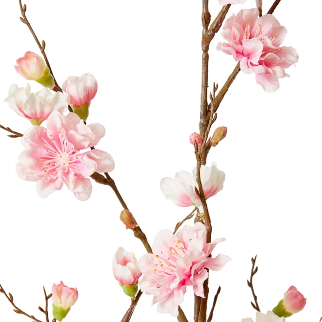 Blossom Plum Spray - 28 x 24 x 86cm color Pink