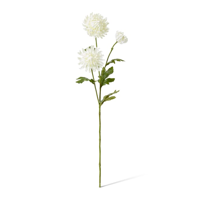 Chrysanthemum Spray - 16 x 9 x 64cm color White