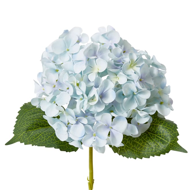 Hydrangea Garden Small Stem - 15 x 26 x 47cm color Light Blue