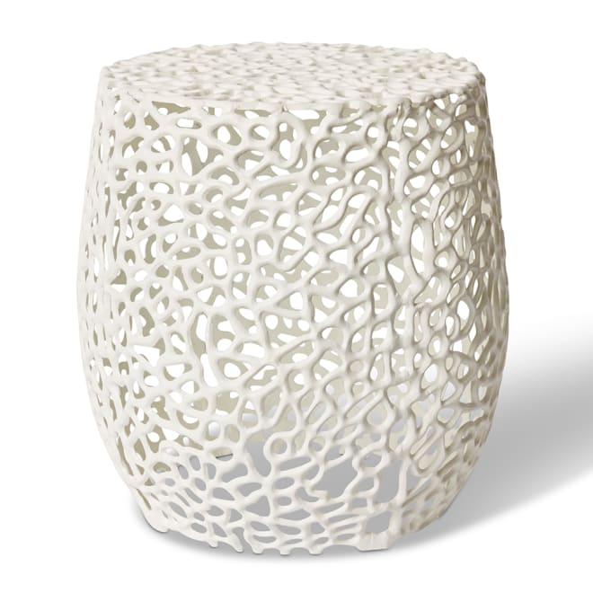 Ishaan Side Table - 38 x 38 x 45cm color White