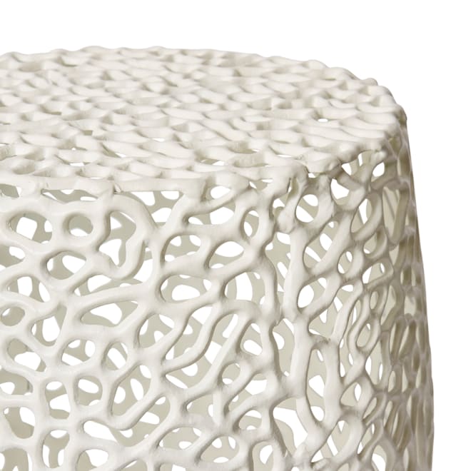 Ishaan Side Table - 38 x 38 x 45cm color White