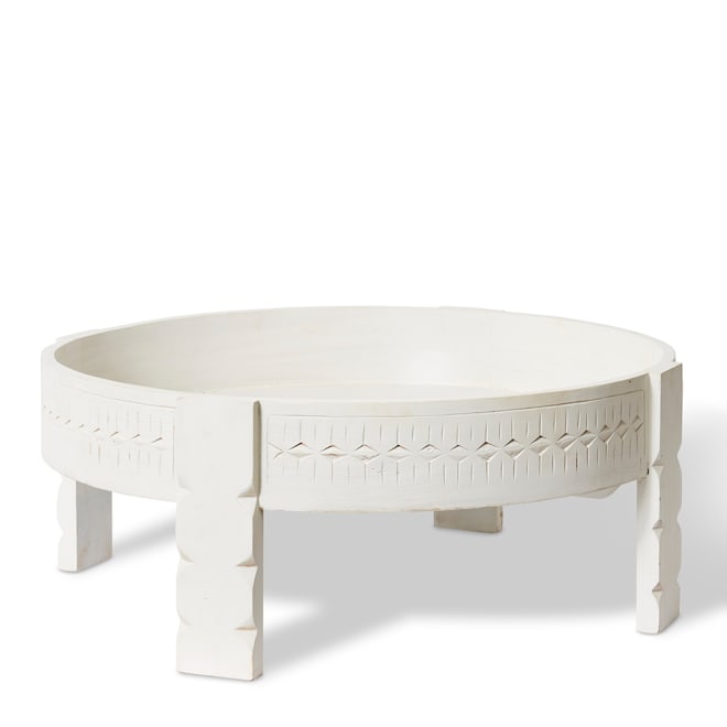 Yesha Coffee Table - 76 x 76 x 30cm color White