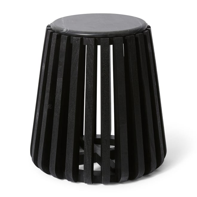 Azuka Side Table - 35 x 35 x 50cm color Black/Black