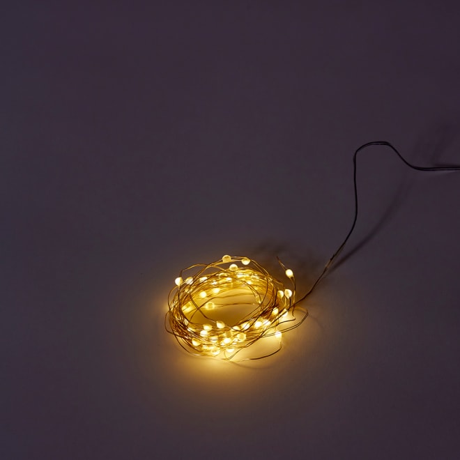 Luminous Bright String Light (Outdoor Battery) - 6m color Gold