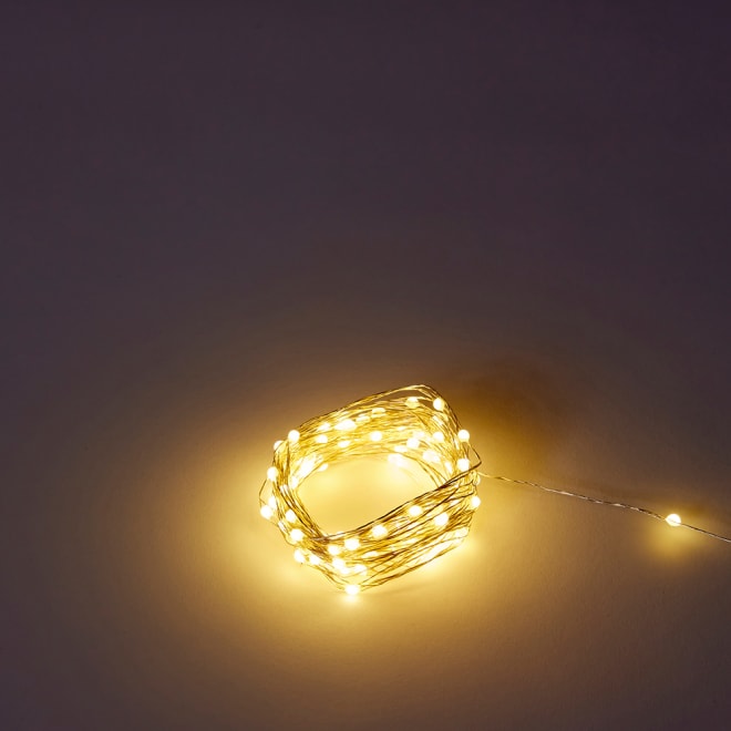 Luminous Bright String Light (Outdoor Adapter) - 10m color Silver