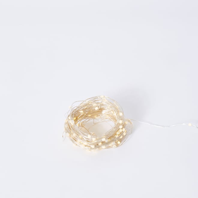 Luminous Bright String Light (Outdoor Adapter) - 20m color Silver