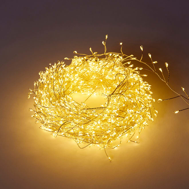 Luminous Firecracker String Light (Outdoor Adapter) - 20m color Silver