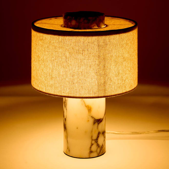 Qiniso (DS) Table Lamp Mixed - 18 x 18 x 27cm color Grey