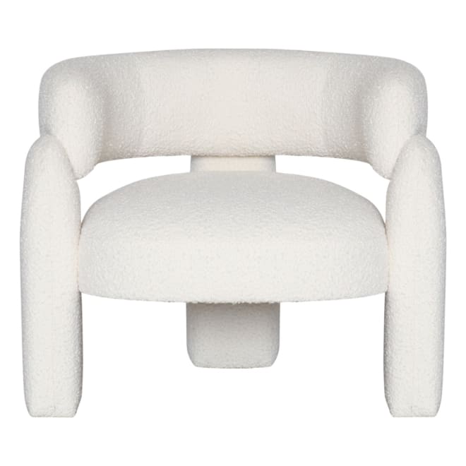 Riga Occasional Chair Boucle Ivory color Boucle Ivory