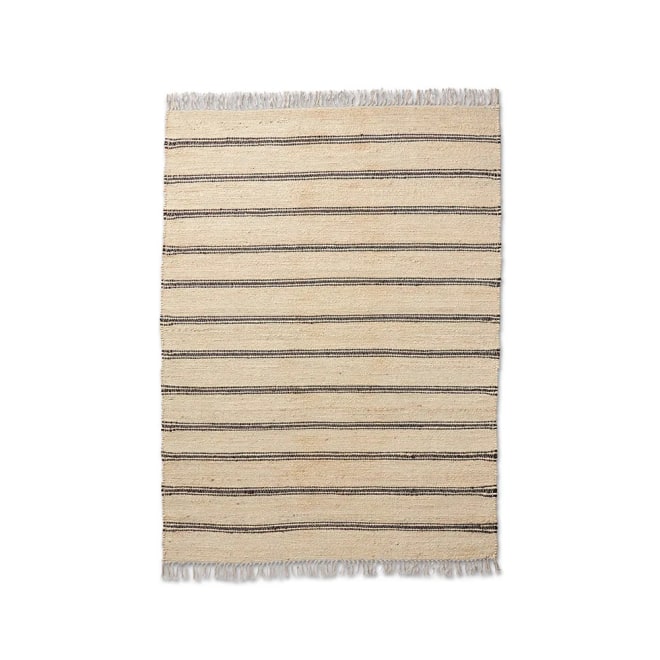 Yana Floor Rug (Natural/Black) 