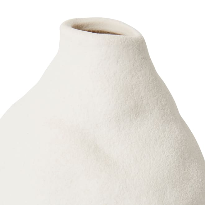 Alis Vase Cream - 10 x 9 x 12cm color Cream