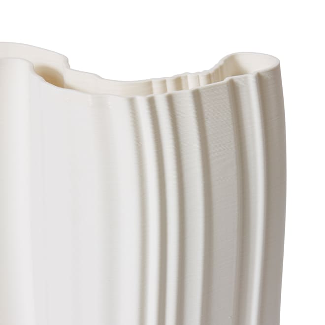 Emmy Vase White - 26 x 26 x 40cm color White