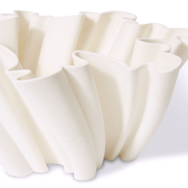 Chloe Vase White - 34 x 34 x 15cm color White