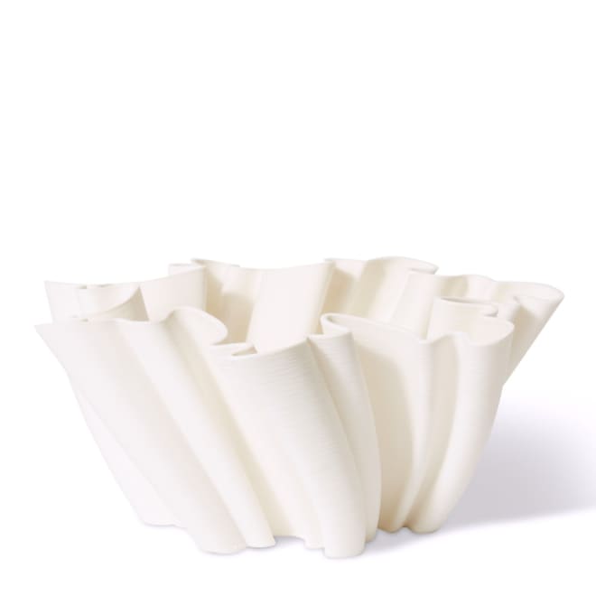 Chloe Vase White - 34 x 34 x 15cm color White
