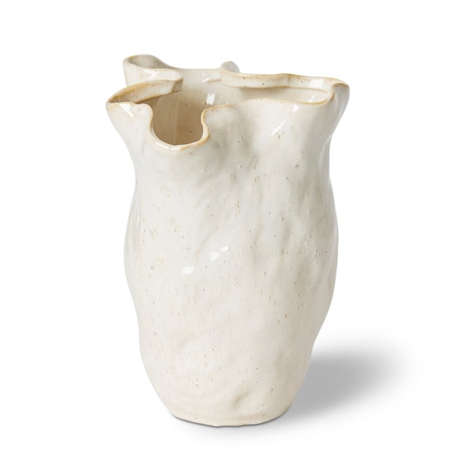 Quenal Vase White - 16 x 16 x 23cm color White