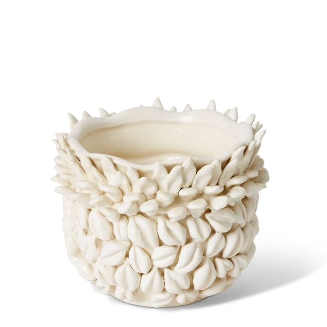 Dorado Vase White - 19 x 19 x 15cm color White