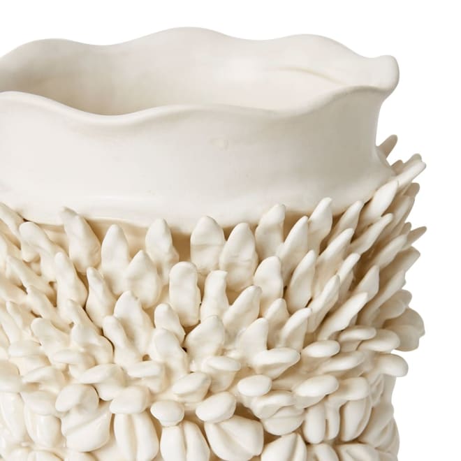 Dorado Vase White - 23 x 23 x 26cm color White
