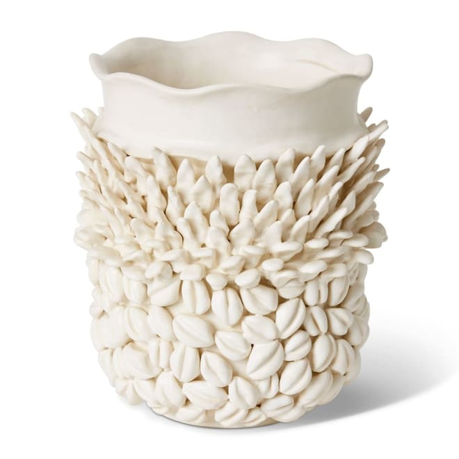 Dorado Vase White - 23 x 23 x 26cm color White