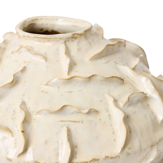 Emilio (DS) Vase Ivory - 32 x 32 x 30cm color Ivory