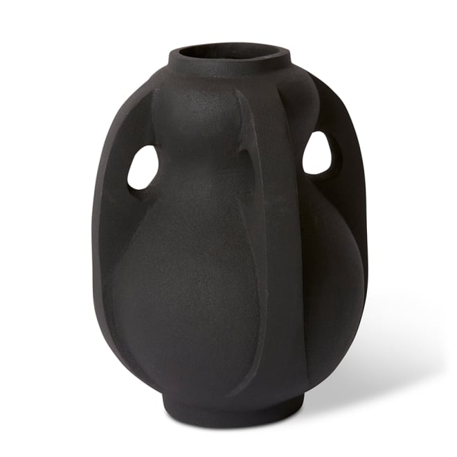 Rhodes Vase - 20 x 20 x 27cm color Black