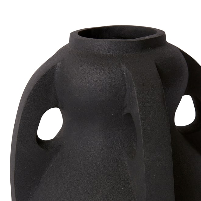 Rhodes Vase - 20 x 20 x 27cm color Black