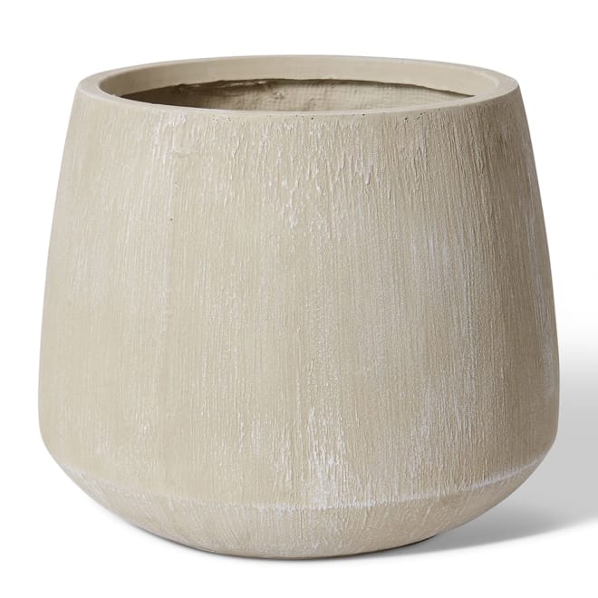 Eamon Fibrestone Planter Beige color Beige