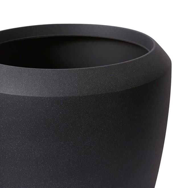 Malik Planter Set of 3 (Outdoor) - 34 x 34 x 31cm / 43 x 43 x 38cm / 55 x 55 x 48cm color Black