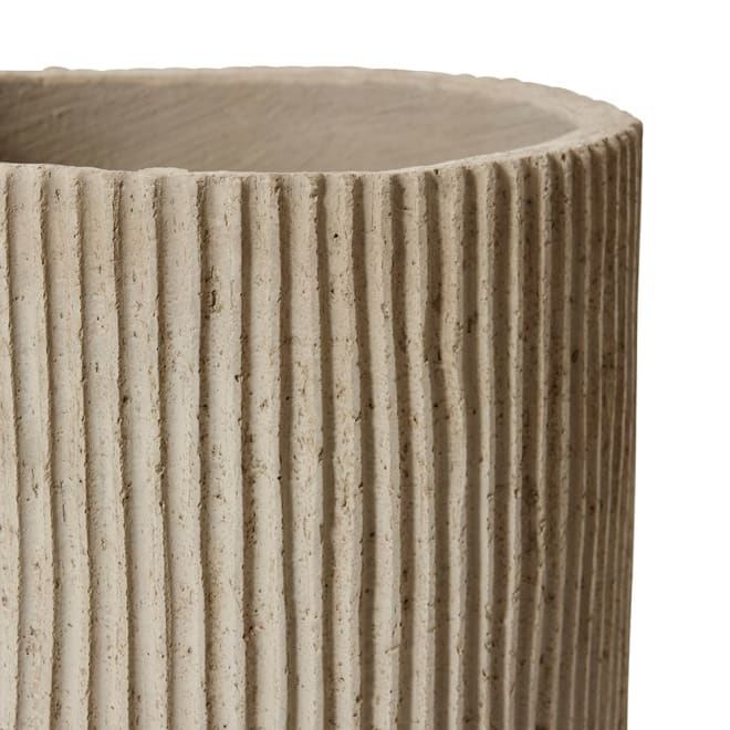 Fezeka Tall Fibrestone Planter Natural - 31 x 31 x 48cm color Natural