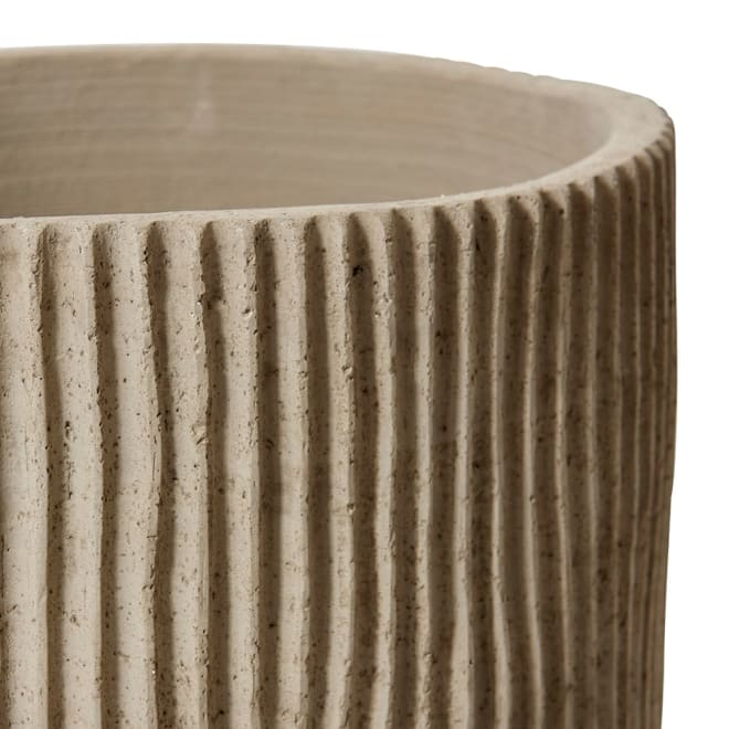 Fezeka Fibrestone Planter Natural - 33 x 33 x 36cm color Natural