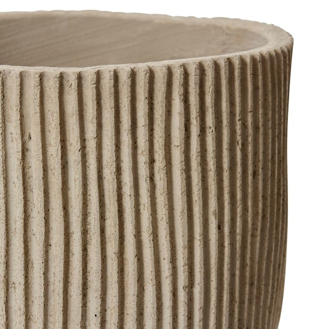 Fezeka Fibrestone Planter Natural - 39 x 39 x 42cm color Natural