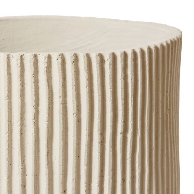 Fezeka Fibrestone Planter White - 39 x 39 x 42cm color White