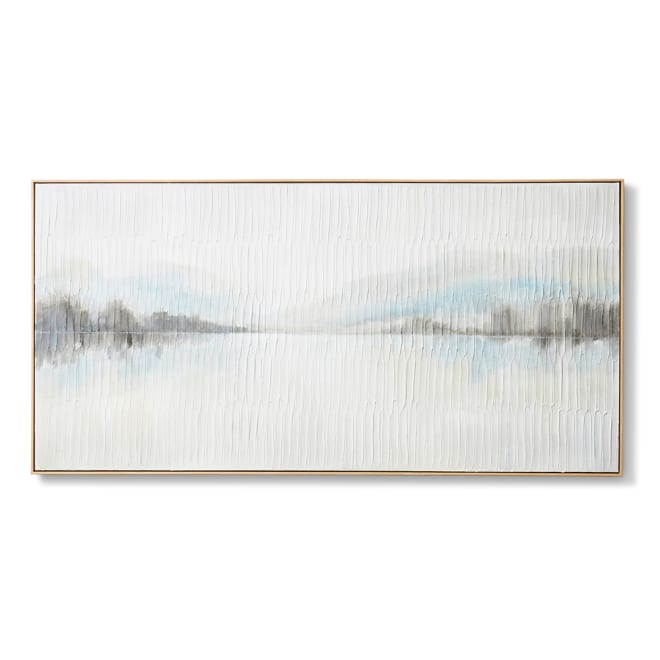 Sea Lake Hand Painted Wall Art - 150 x 5 x 75 cm