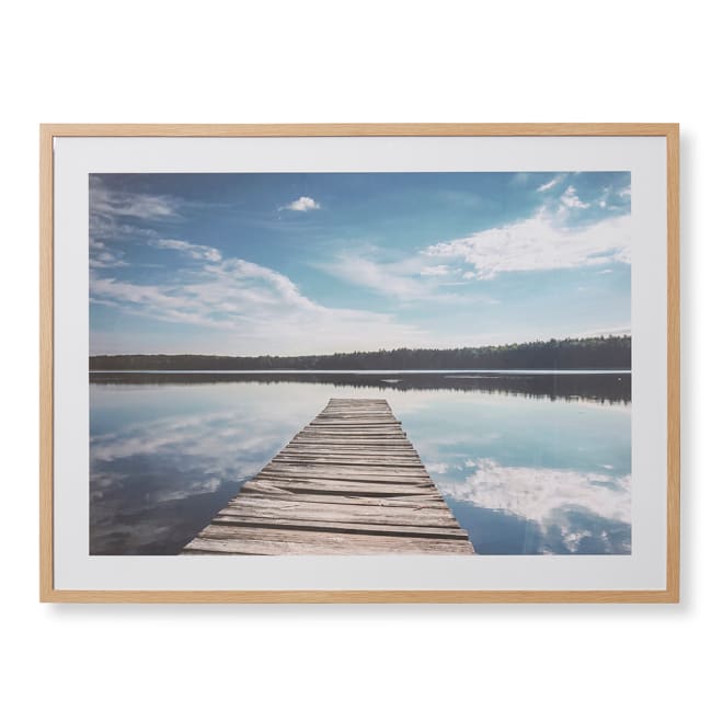 Stillness Framed Wall Art - 120 x 5 x 90cm 
