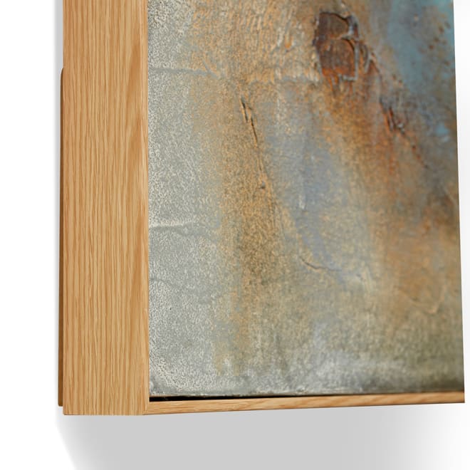 The Secret Hand Painted Wall A - 120 x 5 x 120cm 