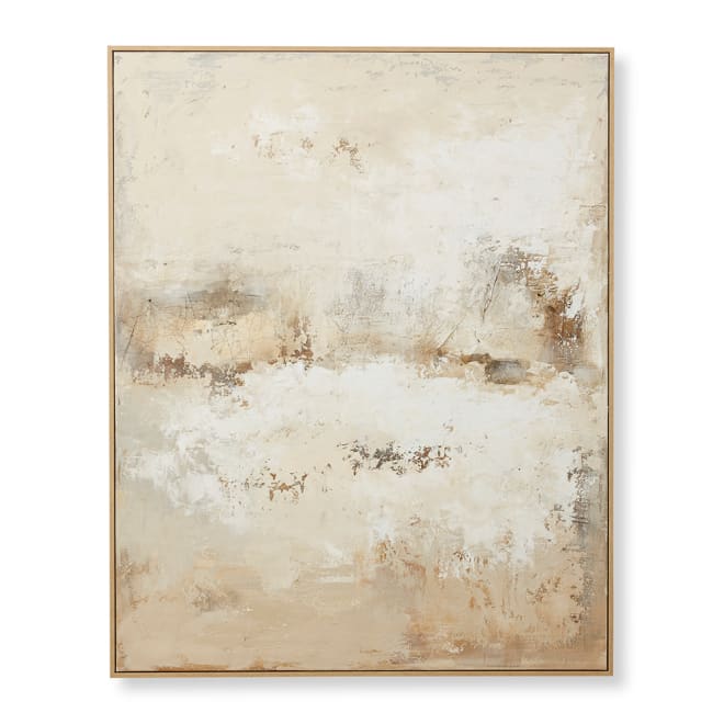 Monsoon Hand Painted Wall Art - 120 x 5 x 150cm