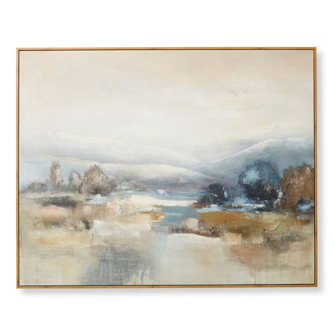 Unwind Hand Painted Wall Art - 150 x 5 x 120cm 