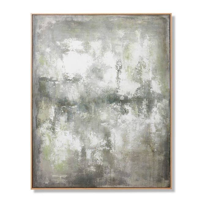 Sandile Hand Painted Wall Art - 120 x 5 x 150cm color Green