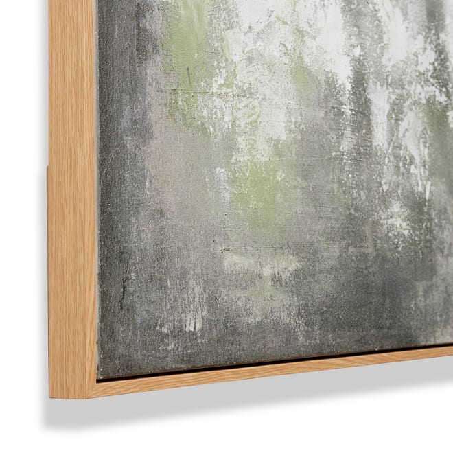 Sandile Hand Painted Wall Art - 120 x 5 x 150cm color Green