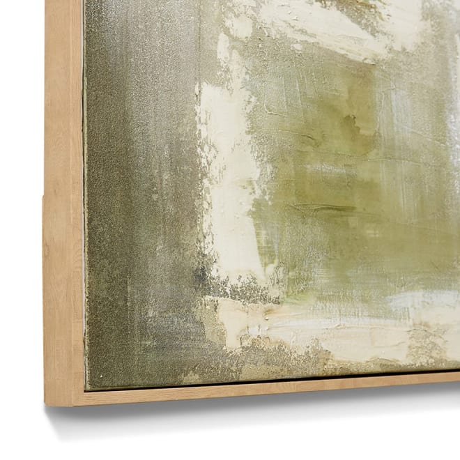 Andile (DS) Hand Painted Wall Mixed - 120 x 5 x 150cm color Grey