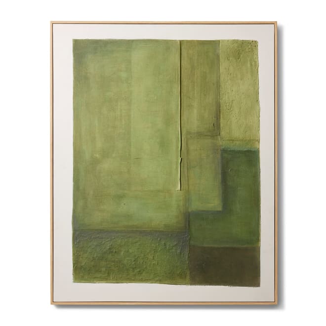 Enoch II (DS) Hand Painted Wal Green - 120 x 5 x 150cm color Green
