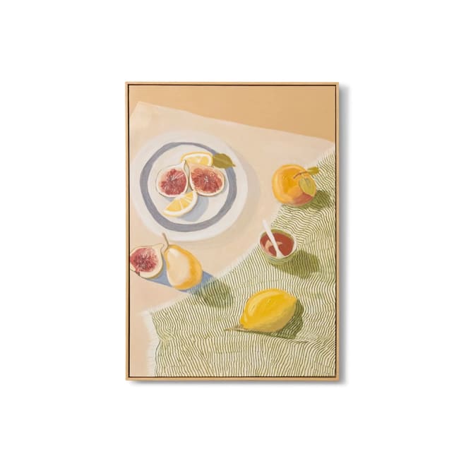Amare (DS) Hand Painted Wall A Multi - 50 x 3 x 70cm color Pink