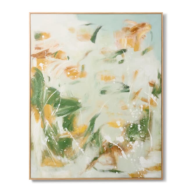 Hyacinth (DS) Hand Painted Wal Mixed - 120 x 5 x 150cm color Green